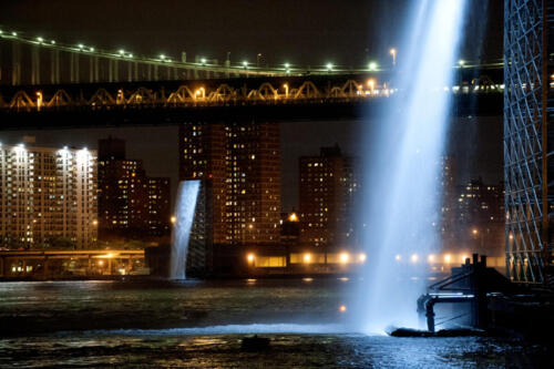 Water fall project Hudson Bay NYC