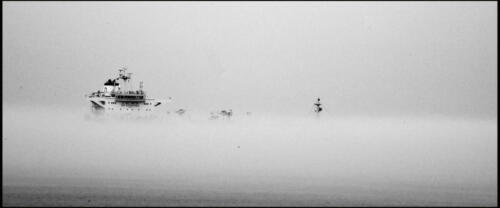 Ship and Fog, Brooklyn 2008